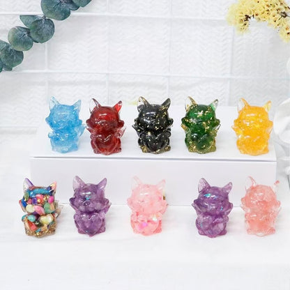 Natural ore resin diy ornament Lucky Bags